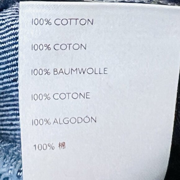 NWOT FREE PEOPLE We The Free Women's Blue Denim Jeans 24 Wide Leg Patch Pockets - Picture 7 of 15